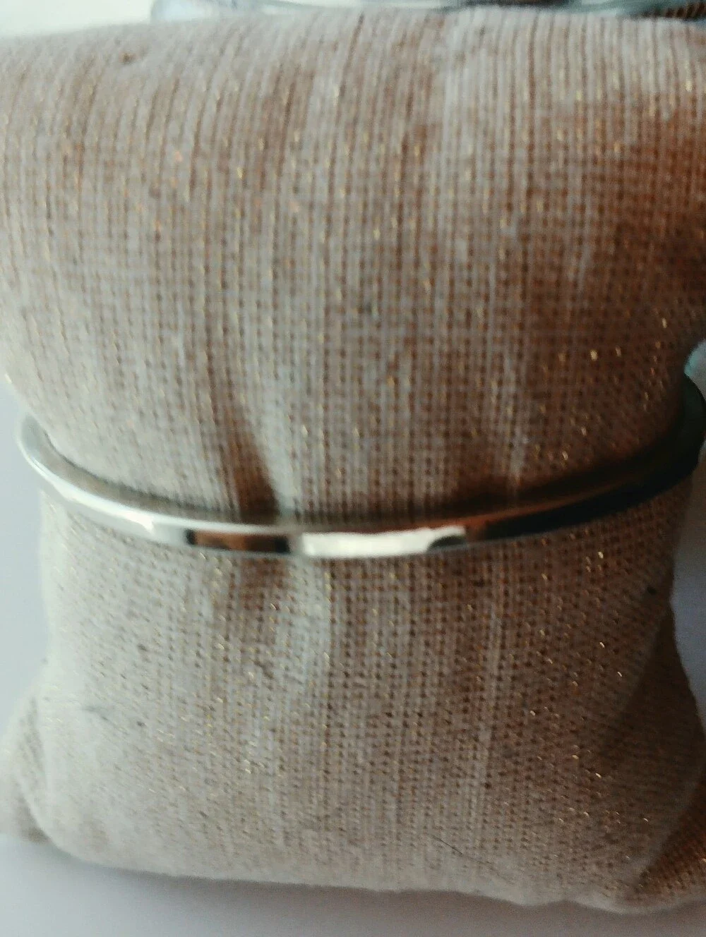 Abalone Inlay Silver-Bangle Bracelet